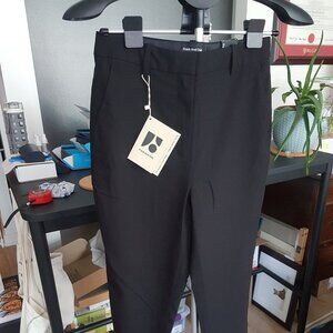 Frank and Oak Eleanor slim fit pant in black
